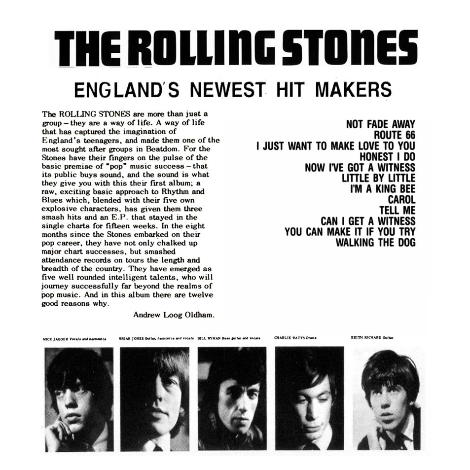Cartula Interior Frontal de The Rolling Stones - England's Newest Hit Makers