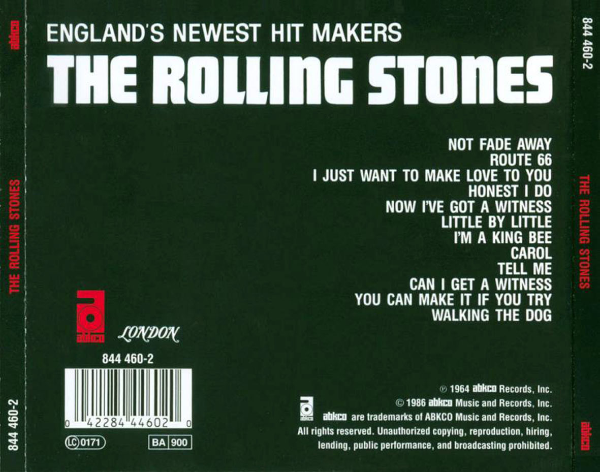Cartula Trasera de The Rolling Stones - England's Newest Hit Makers
