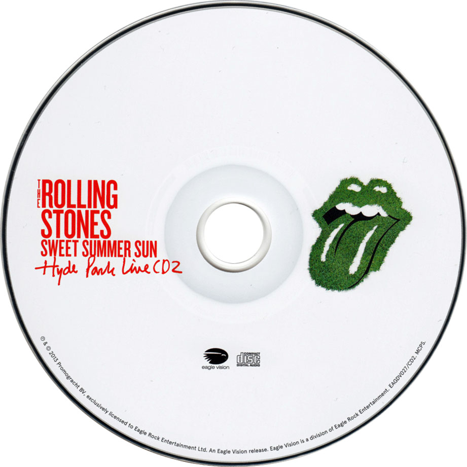 Cartula Cd2 de The Rolling Stones - Hyde Park Live