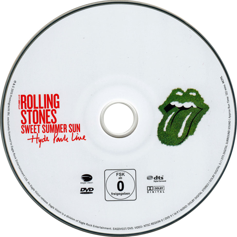 Cartula Dvd de The Rolling Stones - Hyde Park Live