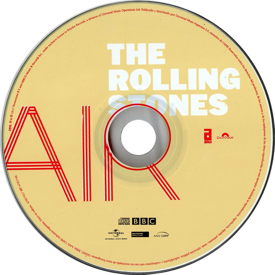 Cartula Cd2 de The Rolling Stones - On Air