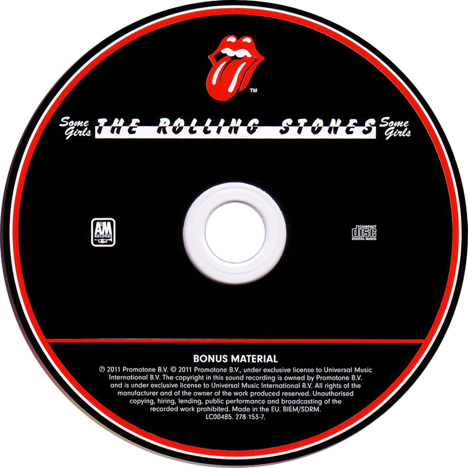 Cartula Cd2 de The Rolling Stones - Some Girls (Deluxe Edition)