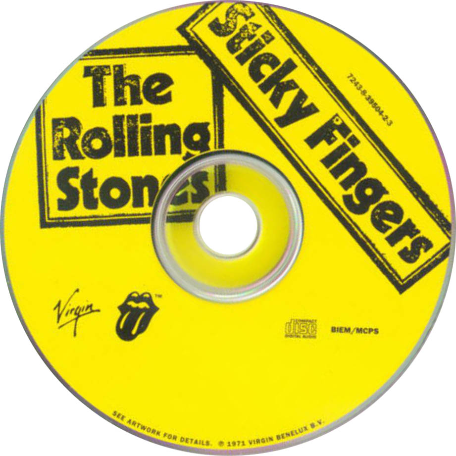 Cartula Cd de The Rolling Stones - Sticky Fingers