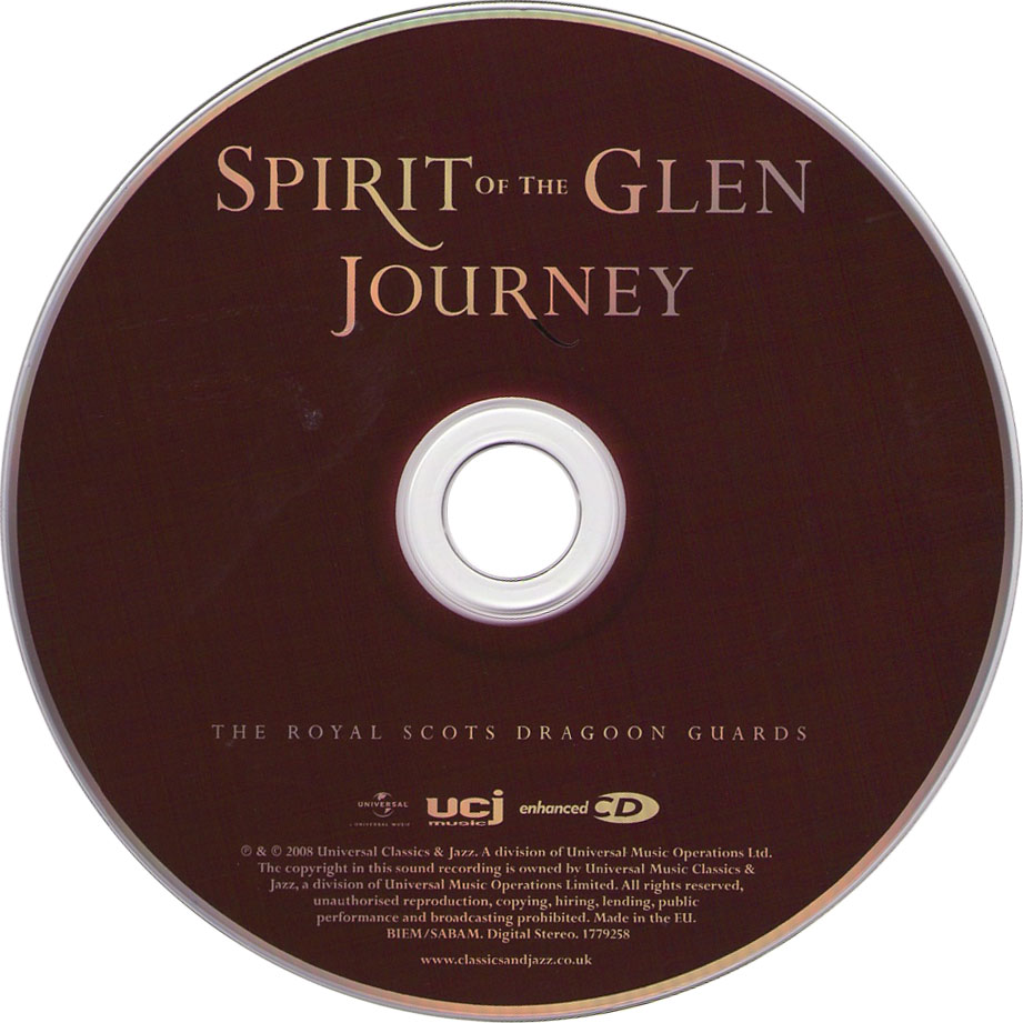 Cartula Cd de The Royal Scots Dragoon Guards - Spirit Of The Glen: Journey