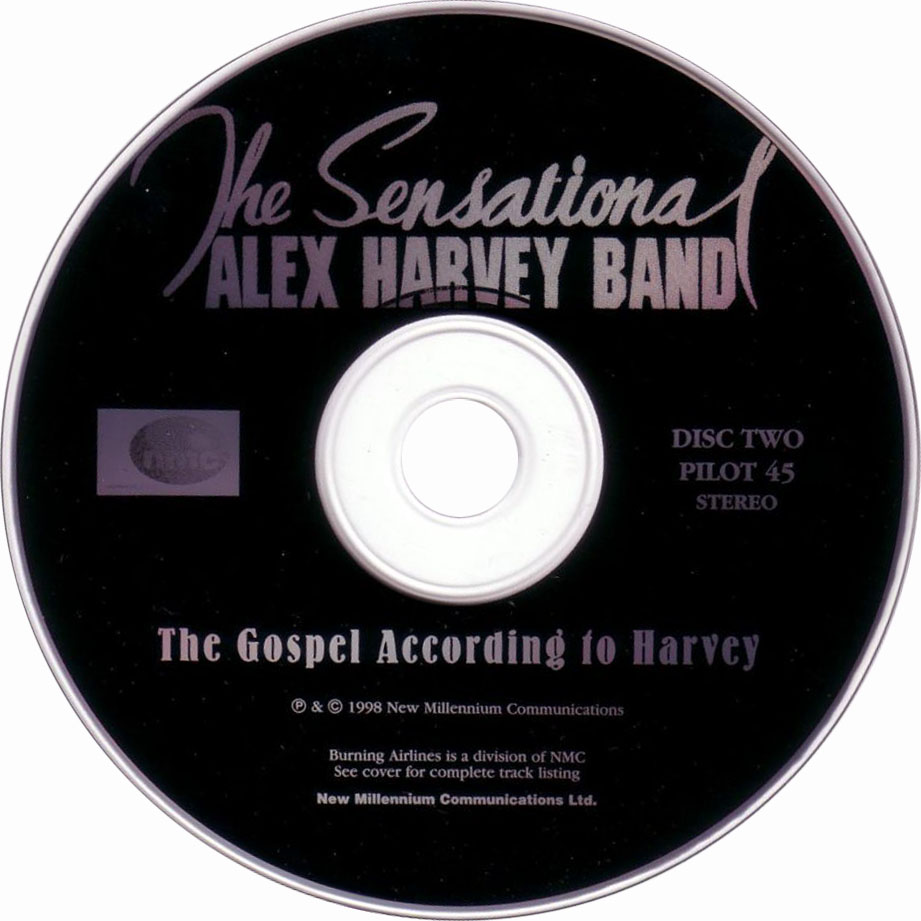 Cartula Cd2 de The Sensational Alex Harvey Band - The Gospel According To Harvey