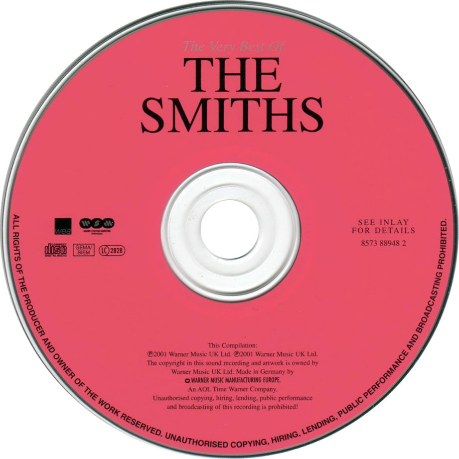 Cartula Cd de The Smiths - The Very Best Of The Smiths