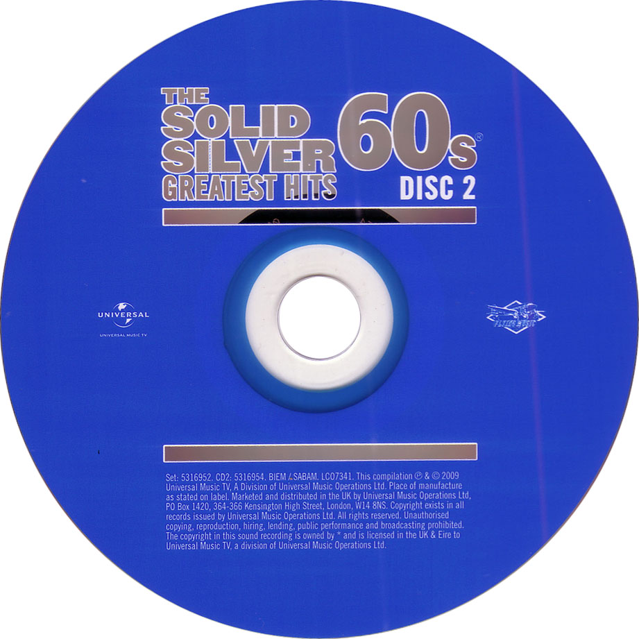 Cartula Cd2 de The Solid Silver 60s Greatest Hits