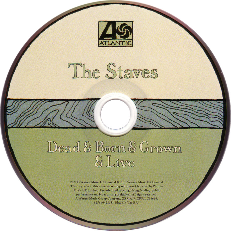 Cartula Cd2 de The Staves - Dead & Born & Grown & Live