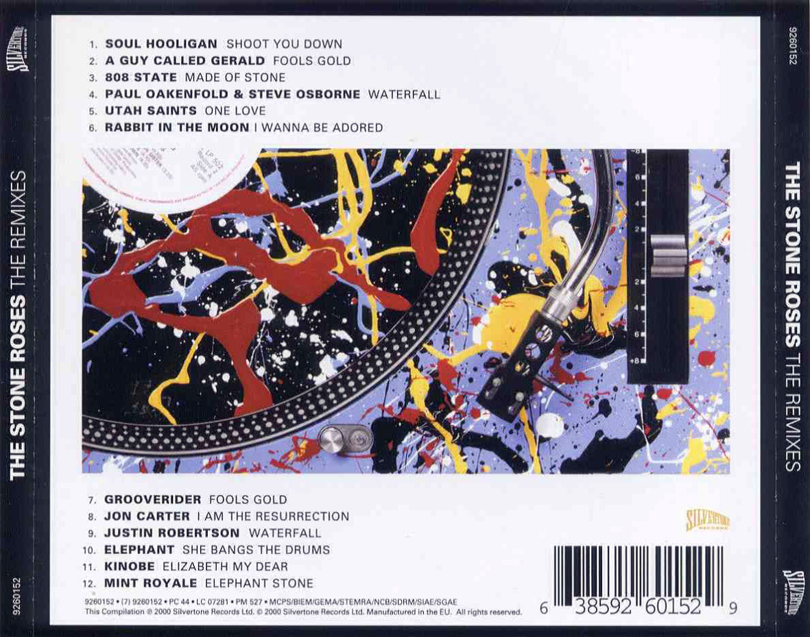 Carátula Trasera de The Stone Roses - The Remixes