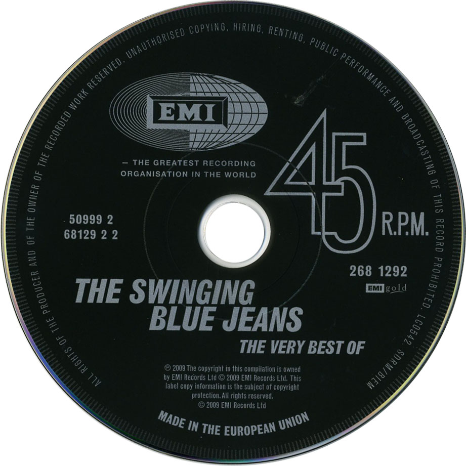 Cartula Cd de The Swinging Blue Jeans - The Very Best Of The Swinging Blue Jeans