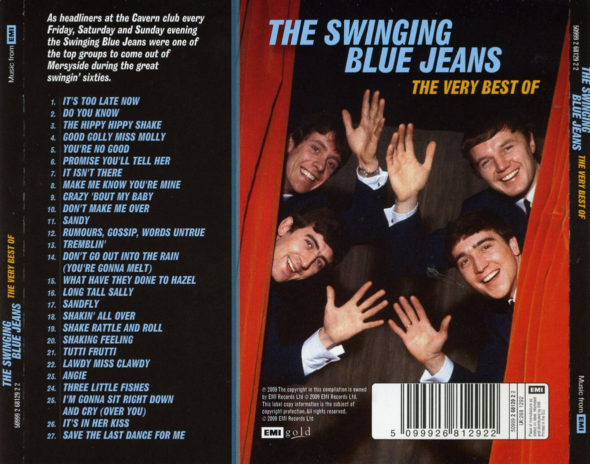 Cartula Trasera de The Swinging Blue Jeans - The Very Best Of The Swinging Blue Jeans