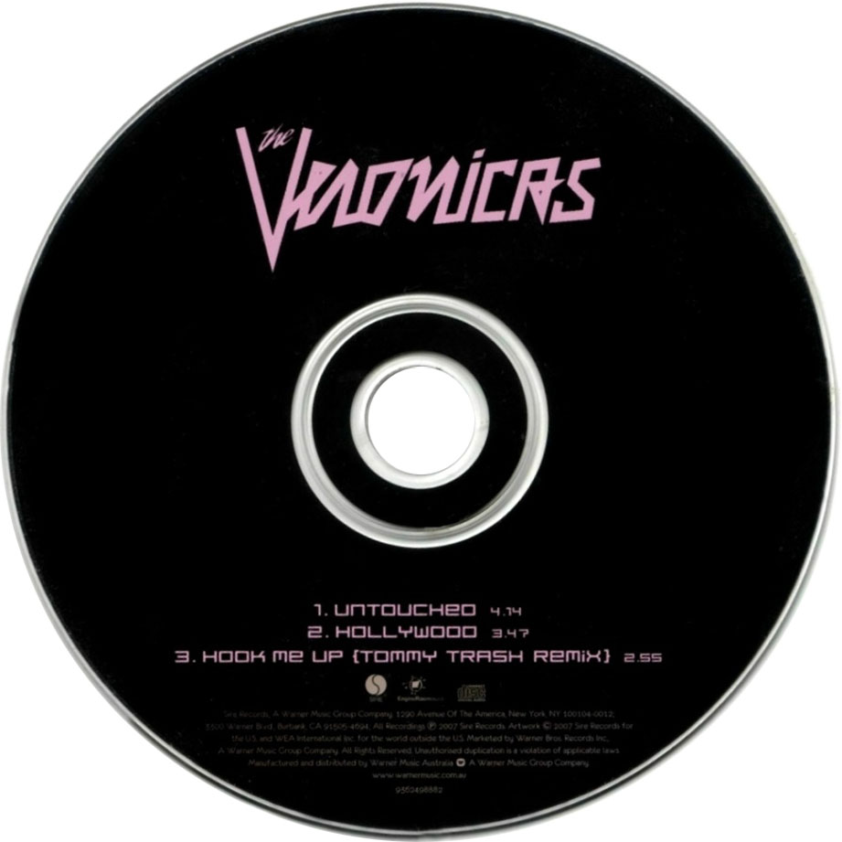 Cartula Cd de The Veronicas - Untouched (Cd Single)