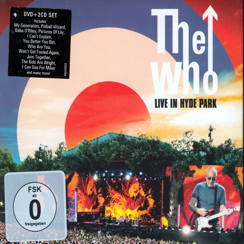 Cartula Frontal de The Who - Live In Hyde Park