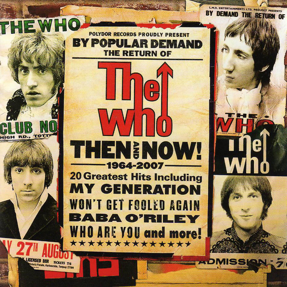 Cartula Frontal de The Who - Then And Now (2007)