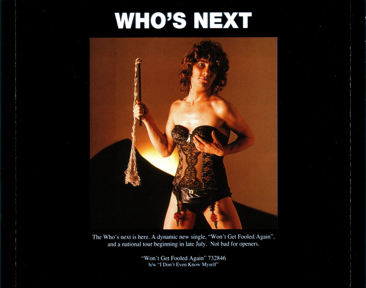 Cartula Interior Trasera de The Who - Who's Next (1995)