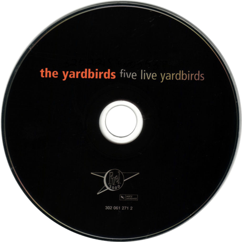 Cartula Cd de The Yardbirds - Five Live Yardbirds