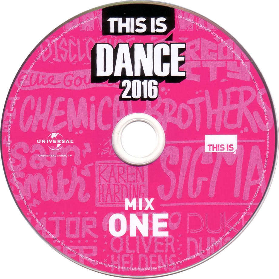 Cartula Cd1 de This Is Dance 2016