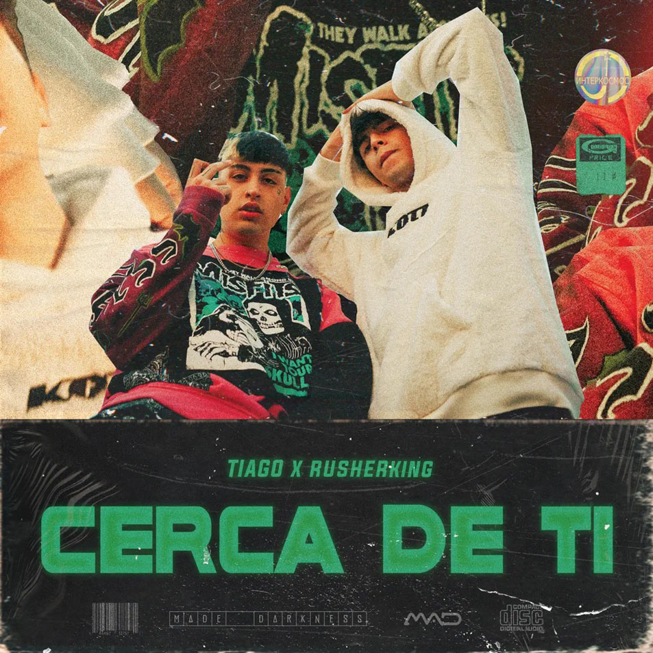 Cartula Frontal de Tiago Pzk - Cerca De Ti (Featuring Rusherking) (Cd Single)