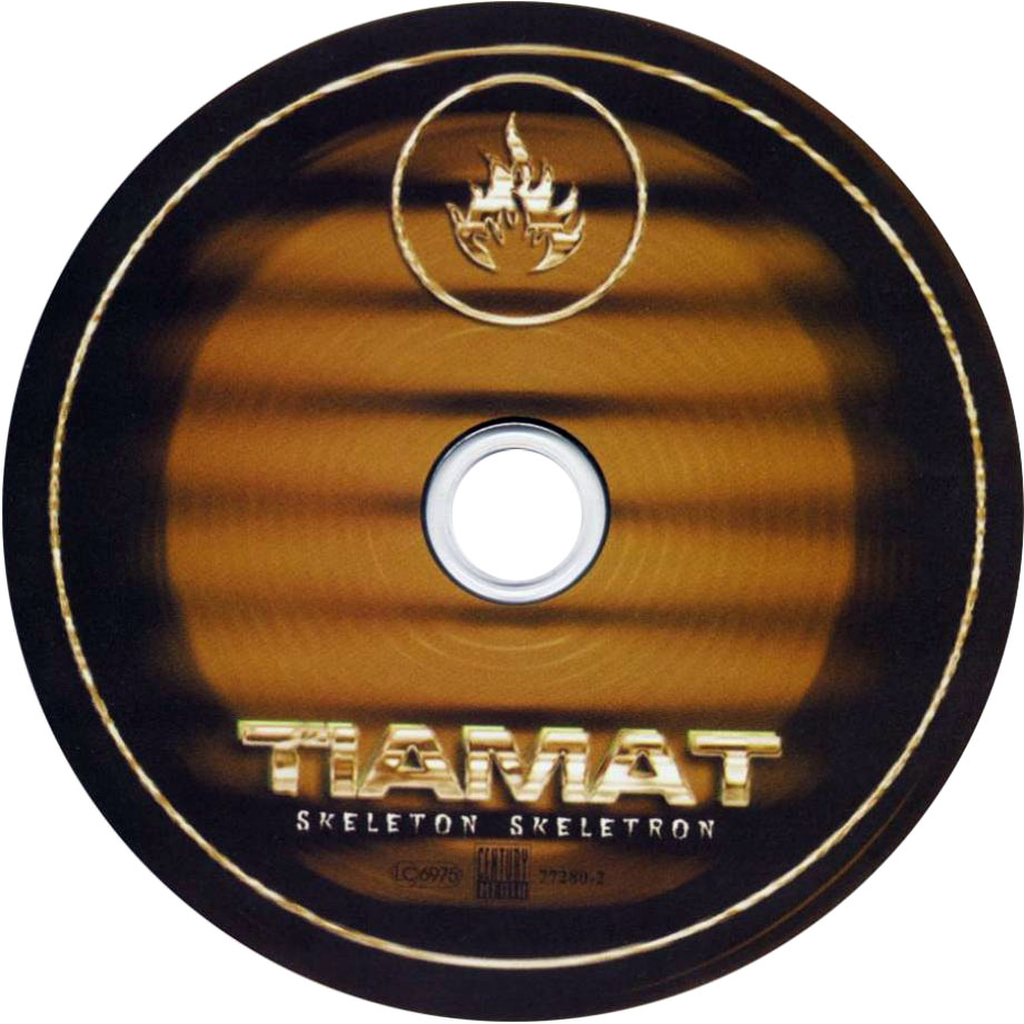 Cartula Cd de Tiamat - Skeleton Skeletron