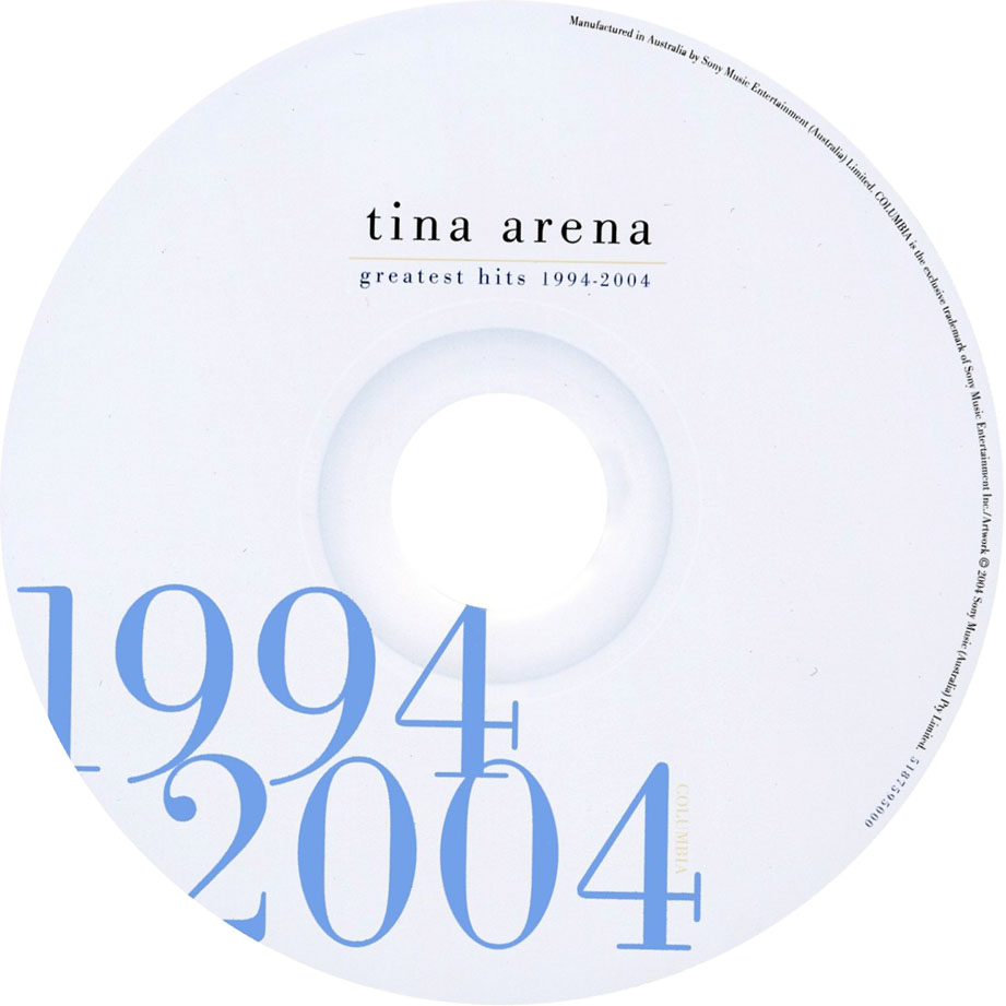 Cartula Cd1 de Tina Arena - Greatest Hits 1994-2004 (2 Cd's)