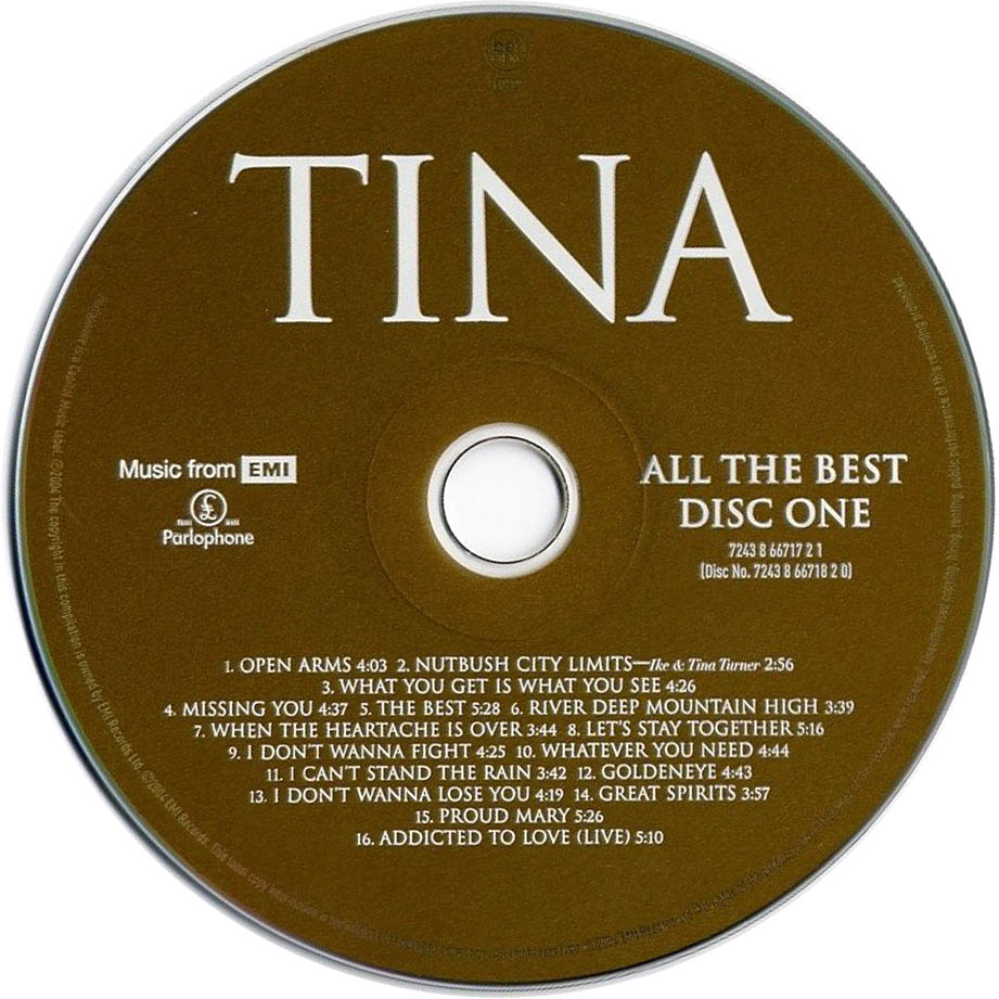 Cartula Cd1 de Tina Turner - All The Best