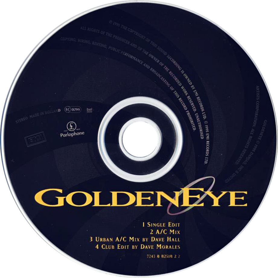 Cartula Cd de Tina Turner - Goldeneye (Cd Single)