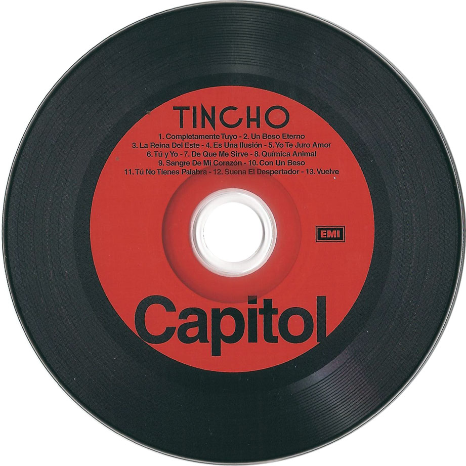 Cartula Cd de Tincho - Quimica Animal