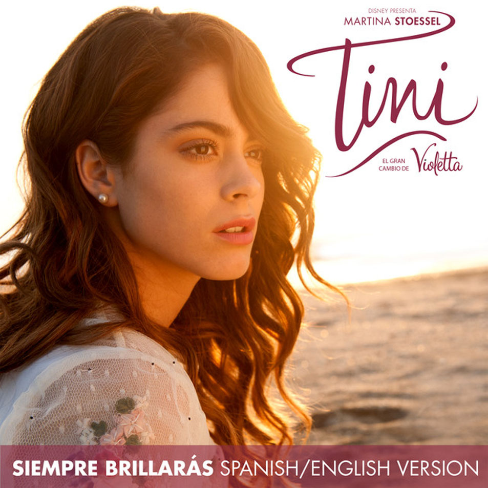 Cartula Frontal de Tini - Siempre Brillaras (Spanish / English Version) (Cd Single)