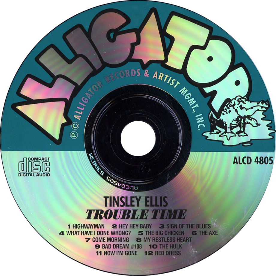 Cartula Cd de Tinsley Ellis - Trouble Time
