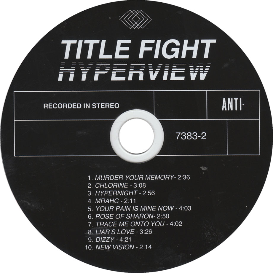 Cartula Cd de Title Fight - Hyperview