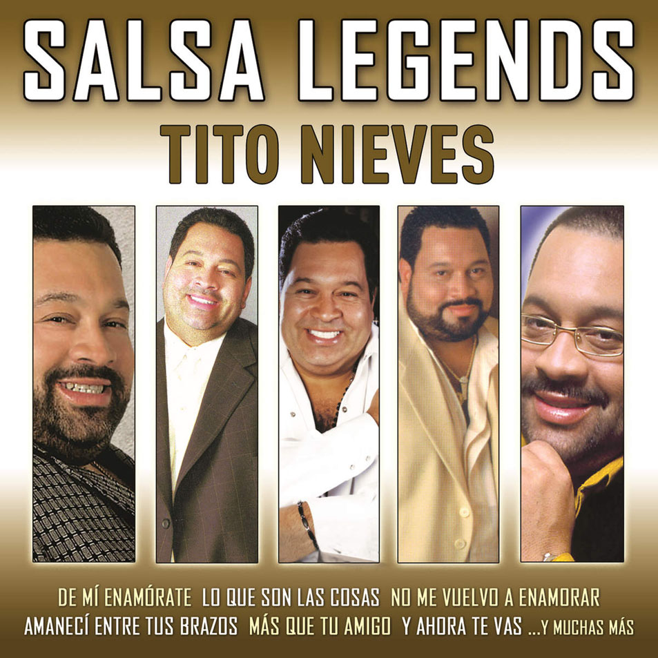 Cartula Frontal de Tito Nieves - Salsa Legends
