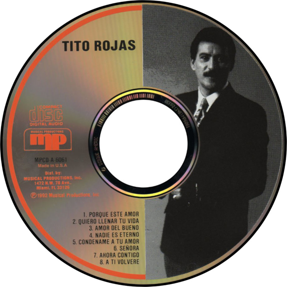 Cartula Cd de Tito Rojas - Condename