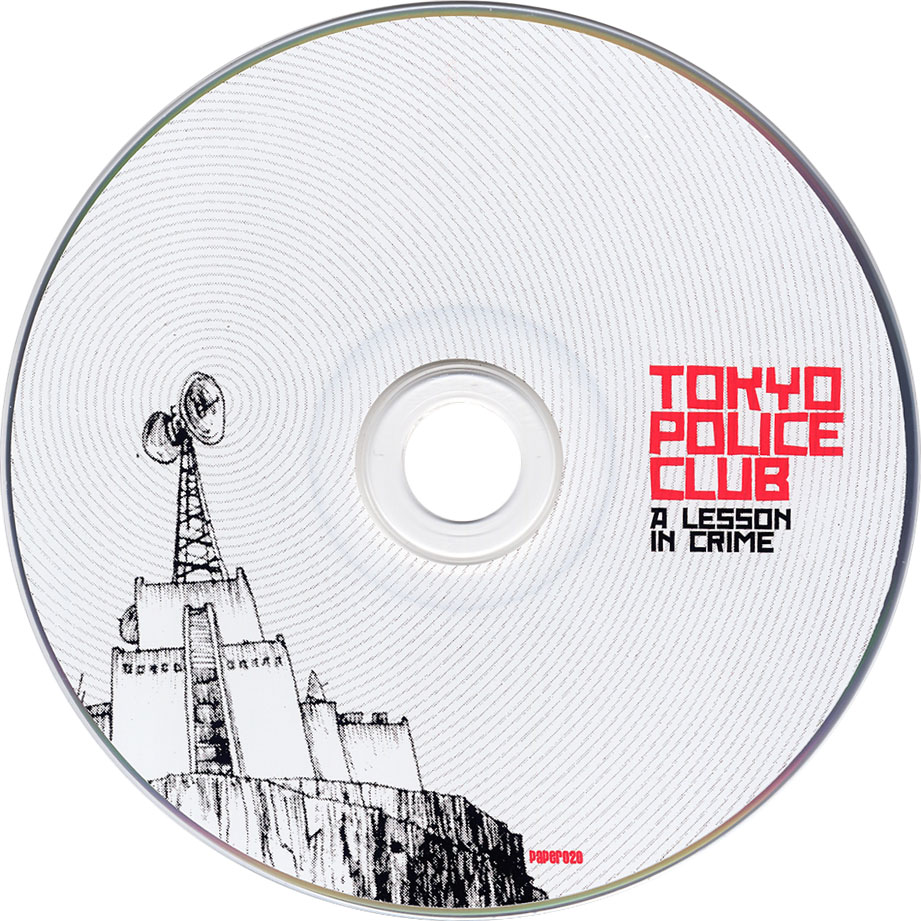 Cartula Cd de Tokyo Police Club - A Lesson In Crime (Ep)