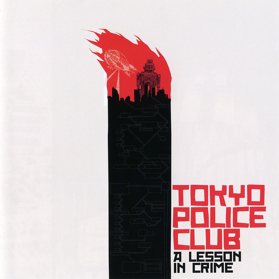 Cartula Frontal de Tokyo Police Club - A Lesson In Crime (Ep)
