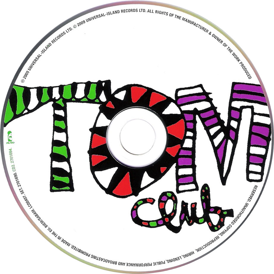 Cartula Cd2 de Tom Tom Club - Tom Tom Club (2009)