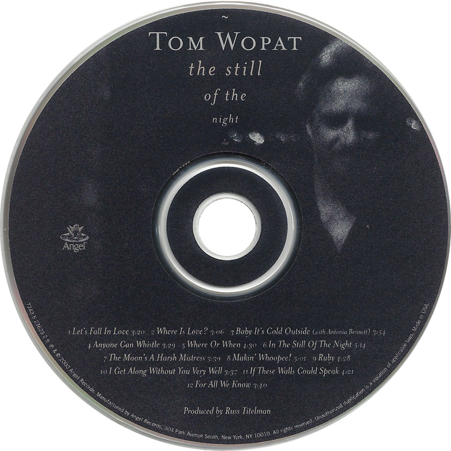 Cartula Cd de Tom Wopat - The Still Of The Night