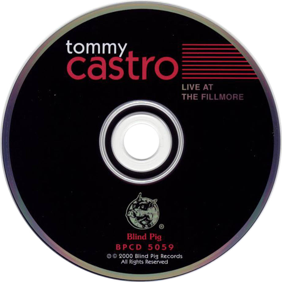 Cartula Cd de Tommy Castro - Live At The Fillmore