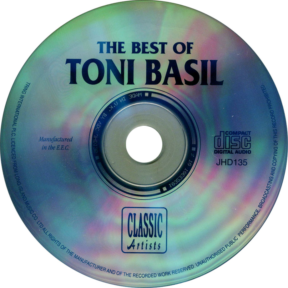 Cartula Cd de Toni Basil - The Best Of Toni Basil