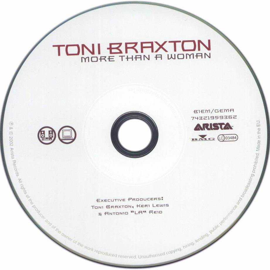 Cartula Cd de Toni Braxton - More Than A Woman