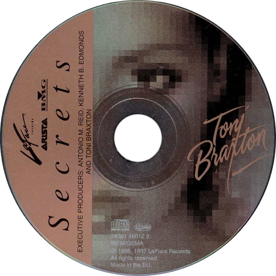Cartula Cd de Toni Braxton - Secrets (Europe Edition)
