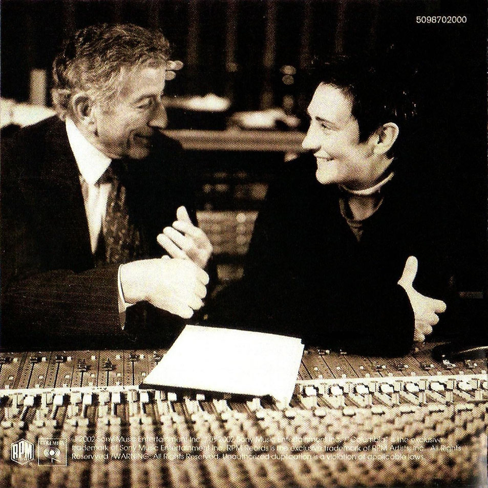 Cartula Interior Frontal de Tony Bennett & K.d. Lang - A Wonderful World