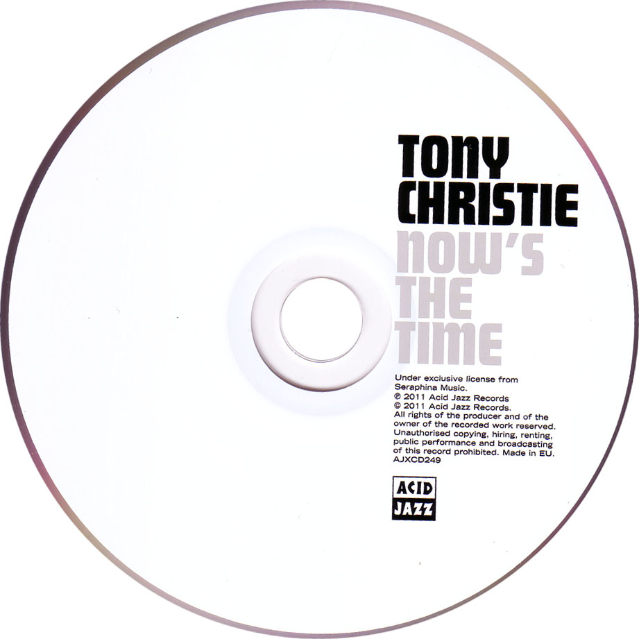 Cartula Cd de Tony Christie - Now's The Time!