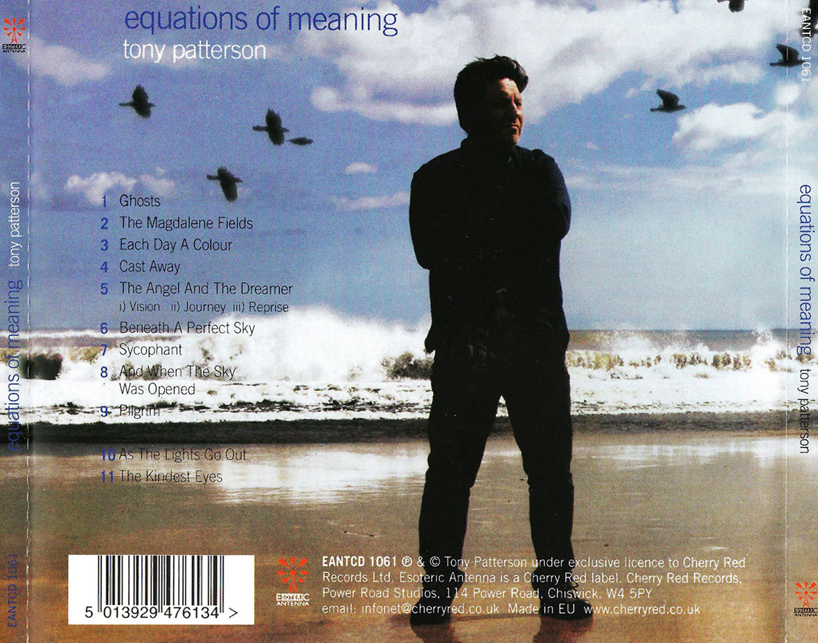 Carátula Trasera de Tony Patterson Equations Of Meaning Portada