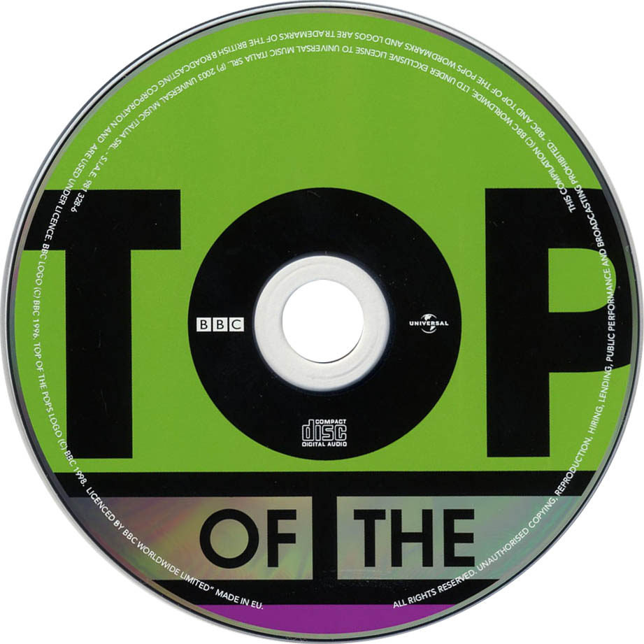 Cartula Cd de Top Of The Pops Winter 2003