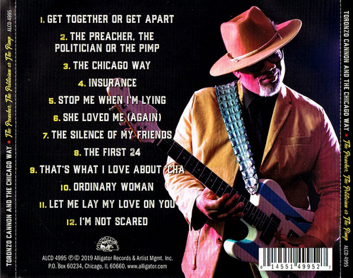 Cartula Trasera de Toronzo Cannon - The Preacher, The Politician Or The Pimp