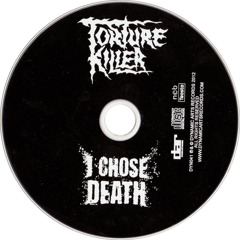 Cartula Cd de Torture Killer - I Chose Death