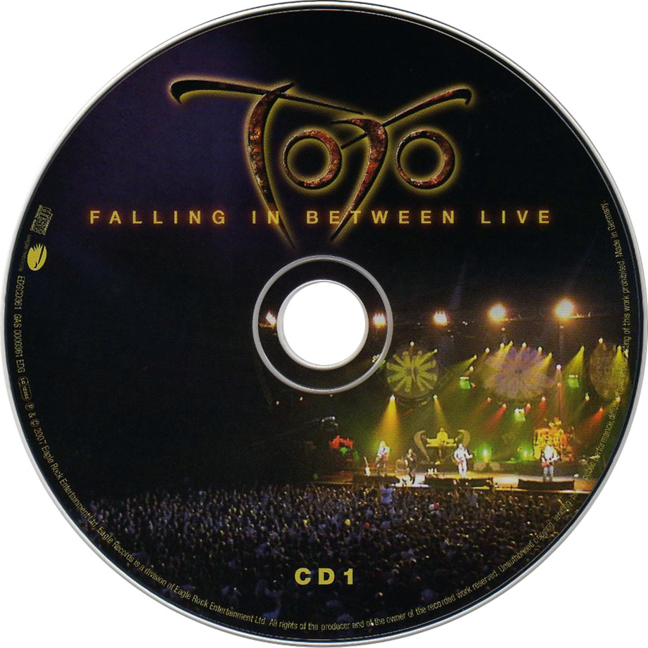 Cartula Cd1 de Toto - Falling In Between Live