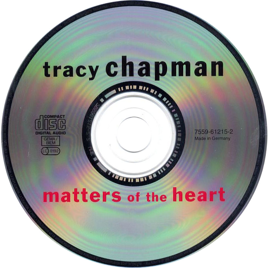 Cartula Cd de Tracy Chapman - Matters Of The Heart