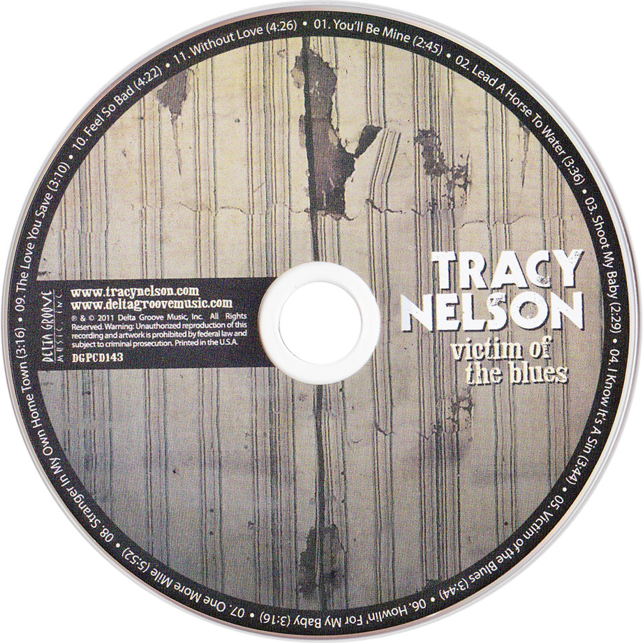 Cartula Cd de Tracy Nelson - Victim Of The Blues