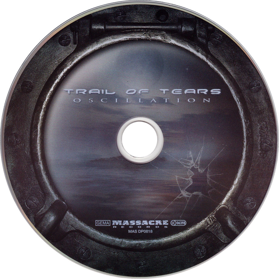 Cartula Cd de Trail Of Tears - Oscillation